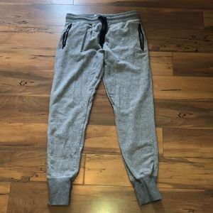 Grey sweatpants